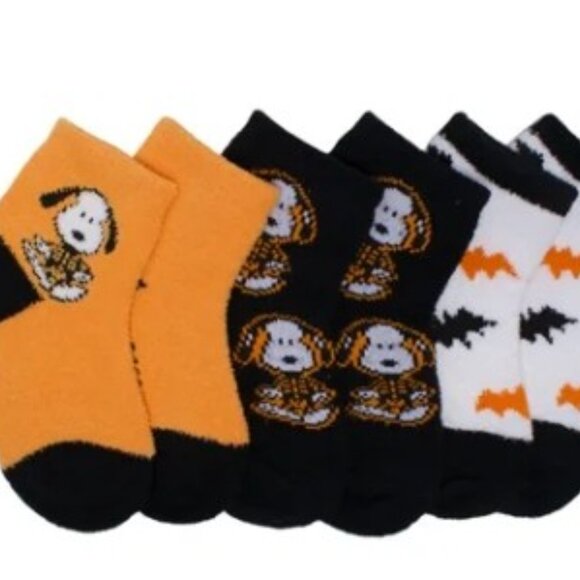 Boys Halloween Socks Cozy Quarter Pixar Character Toddler GID Girls 2T-3T - Picture 3 of 8